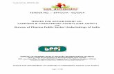 TENDER NO. :- BPPI/CFA - 05/2014 TENDER FOR …janaushadhi.gov.in/data/CandFAgent.pdf ·  · 2014-02-241.2 This tender is invited for appointment of C&F AGENTs for BPPI at the following