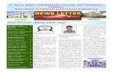 G. PULLA REDDY ENGINEERING COLLEGE … T Brahmananda Reddy ... Placement details-2015-16 13 Inside this issue: ... Were among the well known academicians who attended and also pre-