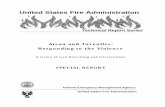 United States Fire Administration · United States Fire Administration Federal Emergency Management Agency ... human behavior in fire, etc. In other cases, the lessons are not new,