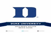DUKE UNIVERSITY - goduke.com · DUKE UNIVERSITY / DukeAthletics ... 1838 Trinity College Enrollment..... 6,484 Colors ... Field Hockey, Office ...