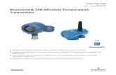 Product Data Sheet: Rosemount 248 Wireless Temperature …/media/resources... ·  · 2016-01-19An extensive global network of Emerson service and support ... (EAC), Intrinsic Safety