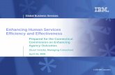 Enhancing Human Services Efficiency and … on...Program Outreach Development Social Policy Policy Setting and Governance Partnership and Community Engagement Outcome Evaluation and