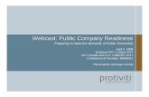 Webcast: Public Company Readiness - KnowledgeLeader€¦ ·  · 2014-06-26Webcast: Public Company Readiness ... Protiviti's Guide to the Sarbanes-Oxley Act: Internal Control Reporting