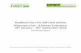 Bradford City CCG Self Care Service Pharmacy First - 8 ... · Version 1 Bradford City CCG Self Care Service Pharmacy First - 8 Month Evaluation 28th January – 30th September 2014