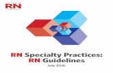 RN Specialty Practices: RN Guidelines - srna.org€¦ · Regina, SK S4T 7X5 Phone: (306) 359-4200 ... Clinical Protocols. ... RN Specialty Practices: RN Guidelines Guidelines