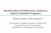 Identification of Differences Between Aspect-Oriented …sattose.wdfiles.com/local--files/2013:program/Identification of...Aspect-oriented programming not replacement, but complement