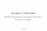 Lecture 1: Overview - University of Southern California ·  · 2002-08-30A.Zahid-EE450 3 • Course Prerequisites: – Junior/Senior Standing – Passion and dedication to the course