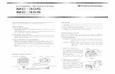 Kenwood MC-35 Manual - Welcome to the Instruction Manual.pdf · KENWOOD PTT switch Fig. 1 Hanger Name plate NOISE CANCEL LING NORMAL ... W58 x 1-1120 x D45 500 —74 dB —78 dB (IOOOHz,