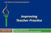 Improving Teacher Practice - National SAM … Katnik - Slides.pdfImproving Teacher Practice . Investment in a Leader 2 . Wasting Leadership Talent 3 . 4 The Old Paradigm ... •Crosswalk