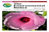 March 8, 2017oeqc2.doh.hawaii.gov/The_Environmental_Notice/2017-03-08...March 8, 2017 The Environmental Notice 2 Table of Contents LEGEND New document count in this issue: 9 total