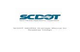 SCDOT GEOPAK Drainage Manual for Roadway Design ·  · 2015-09-11GEOPAK Drainage Road Design Training Last printed 7/29 ... our curb profile grades and valley gutter profile grades