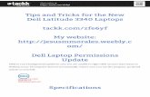 Tips and Tricks for the New Dell Latitude 3340 ...schd.ws/hosted_files/episdmsconnect2015/23/Dell Latitude Laptop-M… · Tips and Tricks for the New Dell Latitude 3340 Laptops tackk.com/zfe6yf