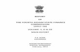 REPORT OF THE FOURTH ASSAM STATE FINANCE COMMISSION (2011 …€¦ ·  · 2016-04-19report of the fourth assam state finance commission (2011-16) volume- i, ii & iii main report