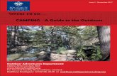 CAMPING --A Guide to the Outdoors Guide... · Where to go... CAMPING --A Guide to the Outdoors Outdoor Adventures Department Alamo Area Council, BSA  For Council …