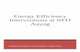 Energy Efficiency Interventions at NITI Aayogniti.gov.in/writereaddata/files/document_publication/Case Study_EE... · Energy Efficiency Interventions at NITI Aayog ... with the CPWD