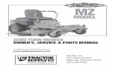 ZERO-TURN MOWER OWNER’S, SERVICE & … MOWER OWNER’S, SERVICE & PARTS MANUAL For additional information, please see us at  Bad Boy, …