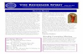 FROM THE HEARTH - The Episcopal Church of the Redeemer€¦ ·  · 2017-02-05The book narrates first-hand accounts of ... PARISH LIFE Print Communications ... Her email is hzitomer@yahoo.com.