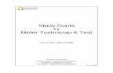 Study Guide Meter Technician 6 Test - Edison International · test, 2686 Meter Technician 6 Test is a job knowledge test ... EEI Meter and Service Committee, Handbook for Electricity