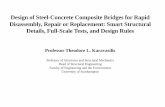 Design of Steel-Concrete Composite Bridges for Rapid ... · Design of Steel-Concrete Composite Bridges for Rapid Disassembly, Repair or Replacement: Smart Structural Details, Full-Scale