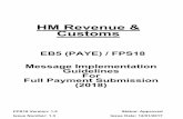 HM Revenue & Customs · Rule 108: Ceased Indicator – ATT6 Qualifier 220: ... Rule 109: Final Submission for Year – ATT6 Qualifier 221: GFF Record Name changed from ATT6 to ATT7.