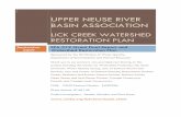 UPPER NEUSE RIVER BASIN ASSOCIATION - North … Quality/Planning/NPU/319...UPPER NEUSE RIVER BASIN ASSOCIATION LICK CREEK WATERSHED RESTORATION PLAN September 2009 EPA 319 Grant …