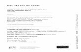 ORCHESTRE DE PARISmedias.orchestredeparis.com/pdfs/1.45043583111E+12.pdf · Chœur : Omnes generationes– 5. Air (basse) : Quia fecit mihi magna – B. Freut euch und jubiliert –