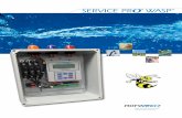 WASP - Norweco · WASP® - WEATHERPROOF ADVANCED SURGE PROTECTION IN ONE RELIABLE, EASY TO USE CONTROL CENTER The Service Pro WASP control center delivers a complete management solution