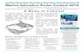 Marine Education Poster Contest 2018 - Dolphin Encounters · Posters must be delivered to Dolphin Encounters or mailed flat. ... Pollution from human-caused noise and marine debris