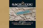 and PROCEEDINGS - sacscoc.org Reports/AnnualReport2011-2013.pdf · and Special Committees, and Fifth ... modules for peer reviewer training. ... SACSCOC 2011-13 Annual Reports and