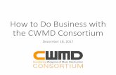How to Do Business with the CWMD Consortium · Border Security Technology Consortium ... systems for WMD detection, ... Preparing for and combatting improvised threats and the improvised