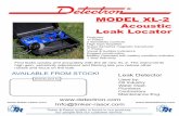 Model XL-2 Leak Detector - Tinker & Rasortinker-rasor.com/wp-content/uploads/2018/01/xl-2_17.pdf · High Gain Amplifier ... MODEL XL-2 DELUXE LEAK LOCATOR ... 300 Ohm, Over Ear (1)
