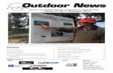 Outdoor News, November 2013 - Oeasa · Outdoor News ournal of the ... On his blog, physicist Mano Singham ... Committee: Scott Polley, Andrew Govan, Mick Dennis, Brad Newton, Bianca
