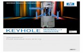 KEYHOLEINVASIVE MINIMALLY - TRACTO-TECHNIK Mini drilling technology Minimally invasive drilling from out of the smallest possible working pits Ø 650 mm “Keyhole” Integrated hydraulic
