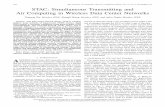 4024 IEEE JOURNAL ON SELECTED AREAS IN …web.stanford.edu/~x23wu/STAC.pdf · STAC: Simultaneous Transmitting and Air Computing in Wireless Data Center Networks Xiugang Wu, Member,