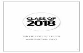 SENIOR RESOURCE GUIDE - Winter Springs High … DIPLOMA OPTIONS STANDARD DIPLOMA o ... History EOC, ELA II, Geometry EOC and ... school plan, review credits, Bright Futures