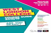 WLC.AC.UK 020 8741 1688 West London College ... study and complete assignments. ... E F G U U We offer courses at four Colleges across west London:
