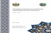 National Health Nutrition Communication Strategy …. Communication for Behavior Impact Strategy for Afghanistan (Part of National Afghanistan National Malaria Strategic Plan, 2006‐2010).....24