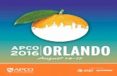 2016 APCO ORLANDO - apco2016.org · Long-Range, OTA, System-Wide ... Jim’s Ten Principles of Leadership Don’t Be a Dumbo About QA: Using APCO/NENA Standards to Check Quality