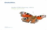 India CFO Survey 2014 Hope prevails - Deloitte CFO Survey 2014 Hope prevails | 3 Executive summary Macro-economic perspective: From uncertainty to future optimism The Indian economy