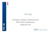 TPC-DS · TPC - DS Data Maintenance Run (ETL) • The data maintenance run represents the integration and consolidation of data from source …