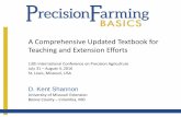 A Comprehensive Updated Textbook for Teaching … of Contents •Chapter 1 – Precision Ag Basics – Kent Shannon – University of Missouri, Ken Sudduth – USDA-ARS University