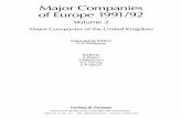 Major Companies of Europe 1991/92 - link.springer.com978-94-011-3018-9/1.pdf · Major Companies of Europe 1991/92 Volume 2 Major Companies of the United Kingdom Managing Editor R