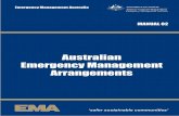 Australian Emergency Management arrangements private and commercial enquiries are referred to EMA as noted at the ... Manual 2 Australian Emergency Management Arrangements ... Manual