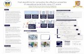 Fast algorithms for computing the effective properties of …mou/students/Poster_of_summer_research-modi… · Fast algorithms for computing the effective properties of cancellous