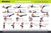 Instructional Poster 2013 v2 - isostrength.com · o OZe  Roll IsoSttength 2)Figure 8 21 Step Routine Using Lite and Complete Body 3) IT & Back 7) Quad Il) Bicep 4) Adductor