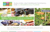 SALON INTERNATIONAL DE L’AGRICULTURE€¦ · lmmunition a Co Ca Du salon : une for fraCe De PPe à votre serviCe ! ... +57 % vs 2015. 6 500 abonnés à twitter… +80 % vs 2015.