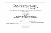 ATS-9900BX Installation Manual - AeroElectric · Avidyne TAS Installation Manual Revision 4 – October 3, 2005 i Special Notes to Installers: The following important issues regarding