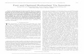 Fast and Optimal Redundant Via Insertion - Purdue …chengkok/papers/2008/tcad_via.pdfFast and Optimal Redundant Via Insertion Kuang-Yao Lee, ... Digital Object Identiﬁer 10.1109/TCAD.2008.2006151