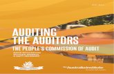 Auditing the auditors - The Australia Institute |tai.org.au/sites/defualt/files/PB 61 Auditing the...Policy Brief Auditing the auditors The People’s Commission of Audit Policy Brief