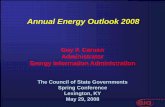 Annual Energy Outlook 2008 - csg.org · Annual Energy Outlook 2008. History. ... 1990 1995 2000 2005 2010 2015 2020 2025 2030 Overseas LNG. Mexico. ... The Global Liquefied Natural